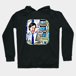 Man money flying laptop make money Hoodie